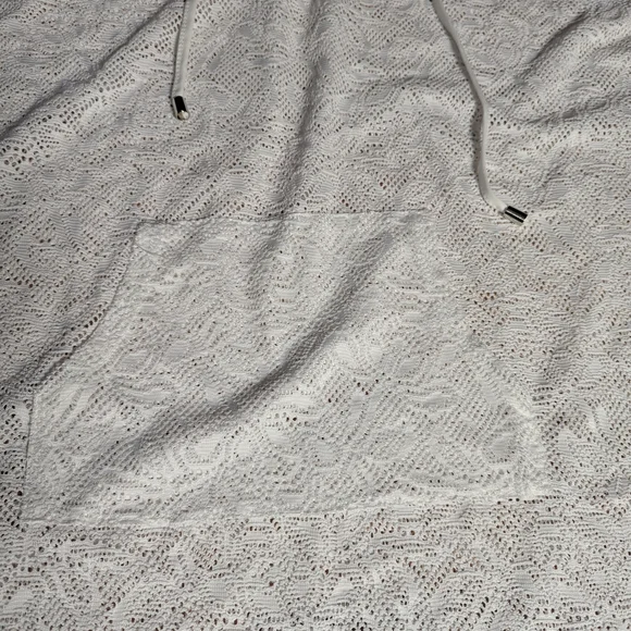 Club Z Collection Lace Hooded Poncho - Picture 5 of 8